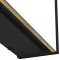 Зеркальный шкаф черный глянец 94x74,8 см Edelform Carino 2-750-43-S - 5