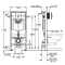 Комплект подвесной унитаз Grossman GR-4477S + система инсталляции Grohe 38721001 - 8