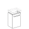 Тумба белый глянец/белый матовый 40 см Geberit Renova Compact 862045000 - 2
