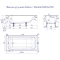 Чугунная ванна 150x70 см Delice Parallel DLR220503R-AS - 9