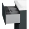 Комплект мебели графит матовый 61 см Am.Pm Gem M90FSX06022GM32 + M90WCC0602WG + M91AMOX0551WG - 9