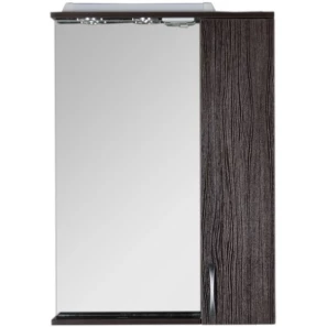 Изображение товара зеркальный шкаф 60x87 см с подсветкой венге aquanet донна 00168938