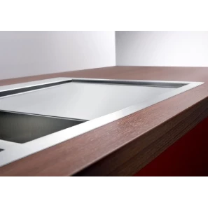 Изображение товара кухонная мойка blanco zerox 8 s-if/a infino зеркальная полированная сталь 521650