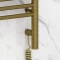 Полотенцесушитель электрический 800x300 состаренная бронза МЭМ правый, перемычка прямая Сунержа Богема 3.0 05-5805-8030 - 3