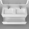 Комплект мебели белый 122 см Jorno Modul Mol.01.122/P/W + Mol.08.120/W + Mol.02.120/W - 7