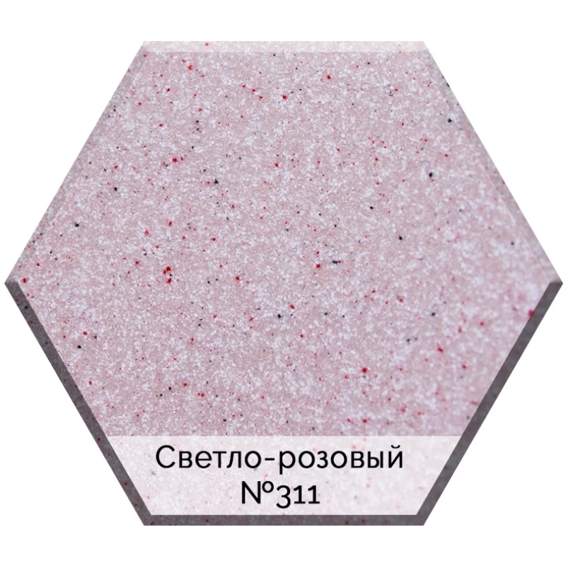 Кухонная мойка AquaGranitEx светло-розовый M-05(311)