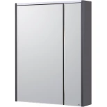 Изображение товара зеркальный шкаф 60x78 см белый глянец/антрацит roca ronda zru9302968