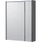 Зеркальный шкаф 60x78 см белый глянец/антрацит Roca Ronda ZRU9302968 - 1