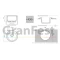 Кухонная мойка светло-розовый GranFest Rondo GF-R510 - 2