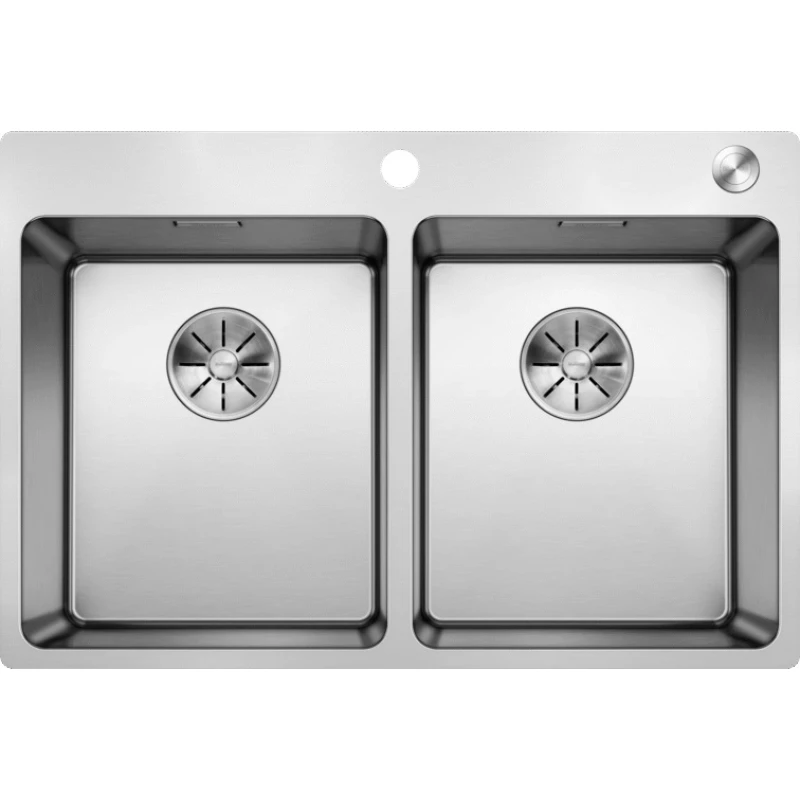 Кухонная мойка Blanco Andano 340/340-IF/A InFino зеркальная полированная сталь 525248