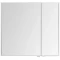 Зеркальный шкаф 82,5x75 см белый глянец L Aquanet Остин 00203924 - 3