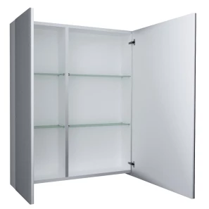 Изображение товара зеркальный шкаф 75x80 см белый глянец 1marka соната у29559