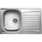 Кухонная мойка полированная сталь Ukinox Комфорт COP780.490 -GT8K 2L - 1