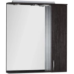 Изображение товара зеркальный шкаф 80x87 см с подсветкой венге aquanet донна 00168939