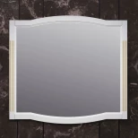 Изображение товара зеркало 98x90 см белый золотая патина opadiris лаура z0000007091