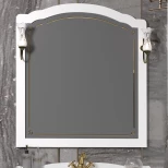 Зеркало 96x103,1 см белый матовый Opadiris Лоренцо