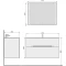 Комплект мебели белый 97 см Jorno Modul Mol.01.97/P/W + Mol.08.100/W + Mol.02.92/W - 11