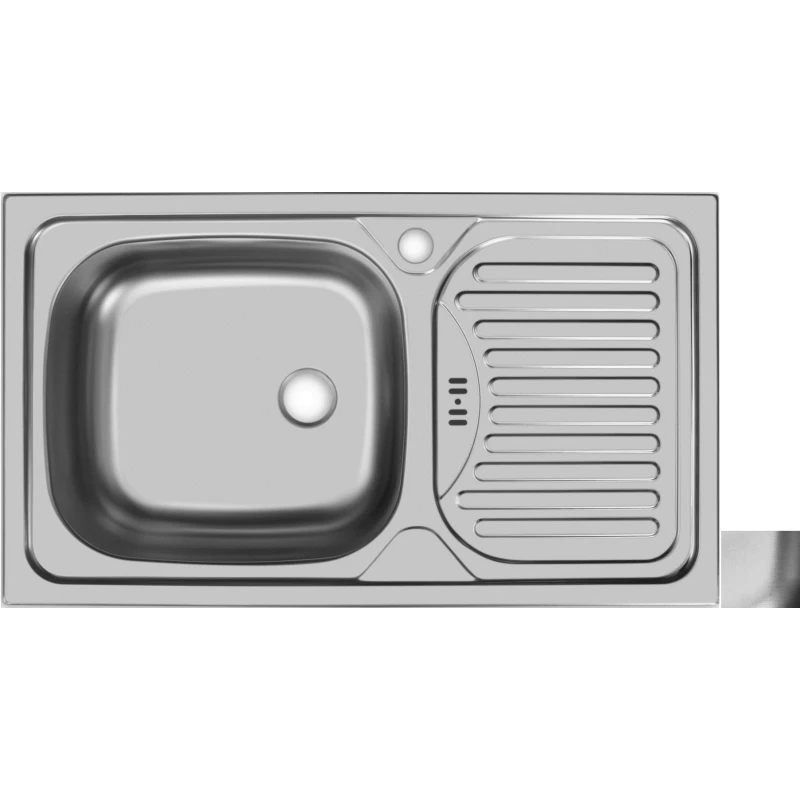 Кухонная мойка декоративная сталь Ukinox Классика CLL760.435 -GW6K 2L