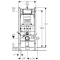 Комплект подвесной унитаз SSWW CT2038BLACK + система инсталляции Geberit 111.362.00.5 + 115.882.DW.1 - 9