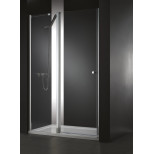Изображение товара душевая дверь распашная cezares elena 100 см прозрачное стекло elena-w-b-12-100-c-cr