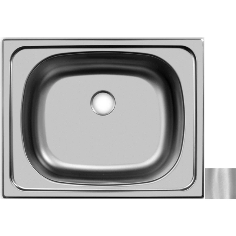 Кухонная мойка матовая сталь Ukinox Классика CLM500.400 ---5C -C