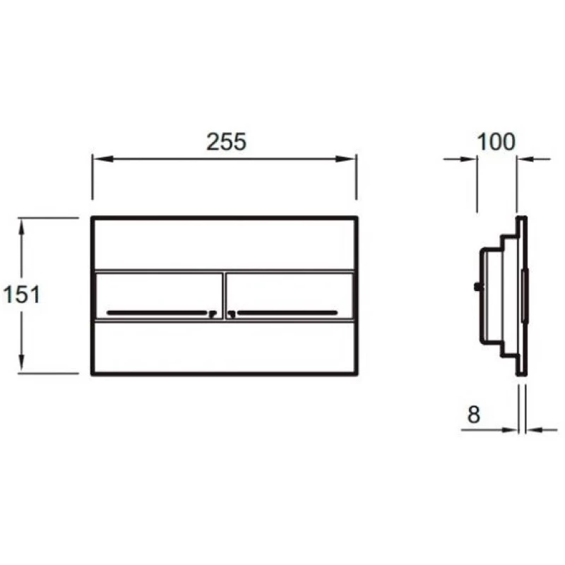 Комплект подвесной унитаз Berges Toma 082102 + система инсталляции Jacob Delafon E5504-NF + E4316-CP