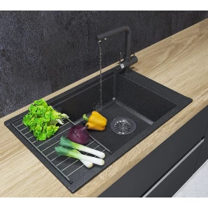 Изображение товара кухонная мойка акватон делия графит 1a715132de210