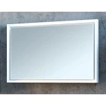 Изображение товара зеркало 90x60 см белый глянец marka one romb у73232