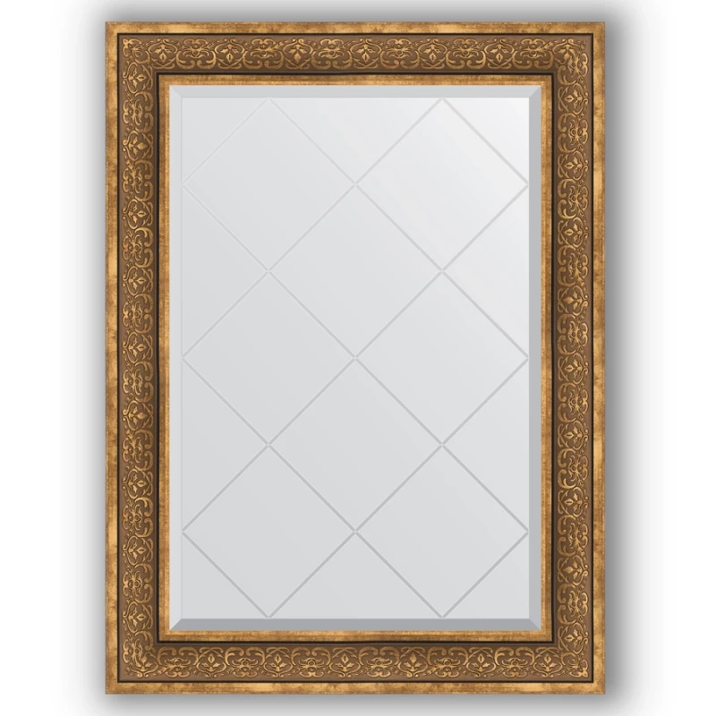 Зеркало 79x106 см  вензель бронзовый Evoform Exclusive-G BY 4206
