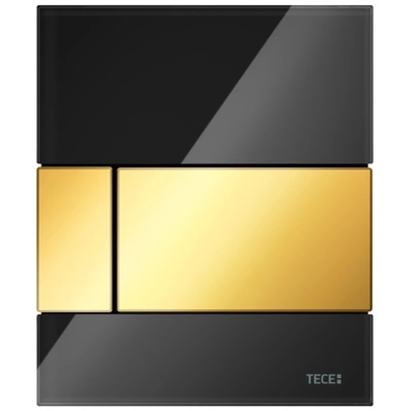 Смывная клавиша для писсуара TECE TECEsquare черный/золотой 9242808