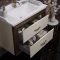 Комплект мебели белый золотая патина 80 см Opadiris Карат - 4