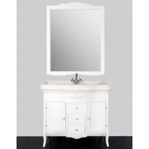 Изображение товара зеркало 92x116 см состаренный белый tiffany world 364biancodecape