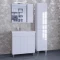 Комплект мебели белый глянец 81 см Санта Марс 700217 + Foctep80P + 700284 - 1