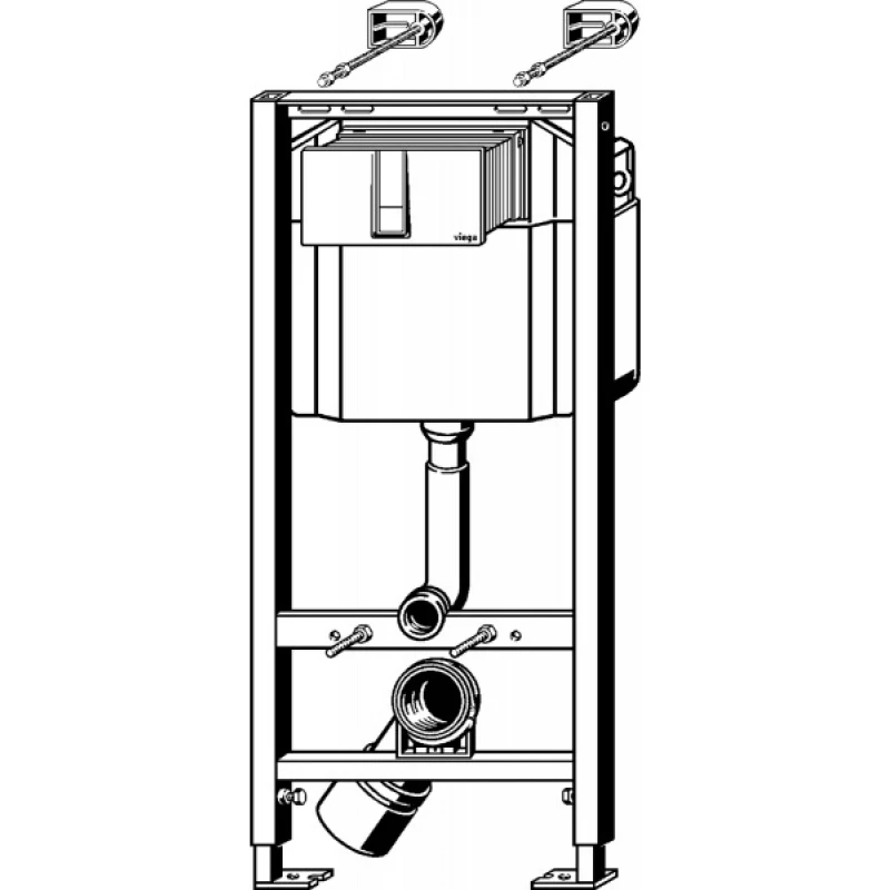 Комплект подвесной унитаз Grossman GR-4411 + система инсталляции Viega 727550