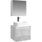 Комплект мебели белый глянец/бетон светлый 61 см Aqwella 5 Stars Mobi MOB0106W + MOB0706BS + 4640021064269 + MOB0406 + MOB0717W - 1