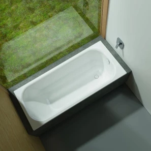 Изображение товара стальная ванна 150x70 см bette form 2941-000 ad plus ar с покрытием anti-slip и betteglasur plus