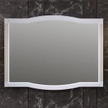 Изображение товара зеркало 118x90 см белый золотая патина opadiris лаура