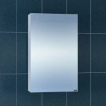 Изображение товара зеркальный шкаф 45x73 см белый глянец санта стандарт 113001