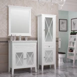 Комплект мебели белый матовый 80 см Opadiris Палермо