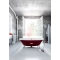 Чугунная ванна 170x85 см с противоскользящим покрытием Roca Newcast Bordeaux 233650003 - 6