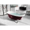 Чугунная ванна 170x85 см с противоскользящим покрытием Roca Newcast Bordeaux 233650003 - 7