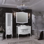 Комплект мебели белый матовый 100 см Opadiris Лаура