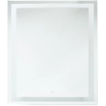 Изображение товара зеркало 60x80 см белый глянец bellezza фабио 4610609040008