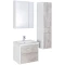 Зеркальный шкаф 70x78 см белый матовый Roca Ronda ZRU9303008 - 2
