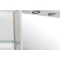 Зеркальный шкаф 87x80 см белый ясень ASB-Mebel Альфа - 3