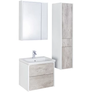 Изображение товара зеркальный шкаф 60x78 см белый матовый roca ronda zru9303007