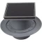 Душевой трап 144x144/50 мм хром/черный глянец Pestan Confluo Standard Black Glass Vertical 13000097 - 5