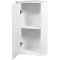 Шкаф угловой одностворчатый подвесной 30x70 см белый глянец/белый матовый Stella Polar Концепт SP-00000142 - 3