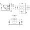 Комплект подвесной унитаз Duravit Starck 3 2200090000 + 0063810000 + система инсталляции Jacob Delafon E5504-NF + E4326-CP - 4