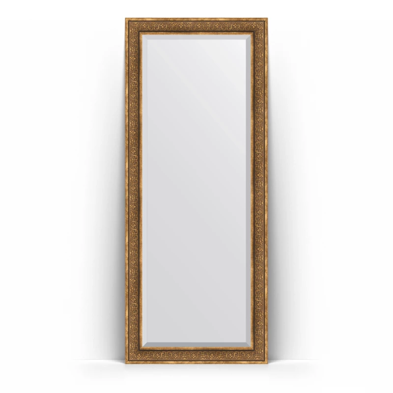 Зеркало напольное 84x204 см вензель бронзовый Evoform Exclusive Floor BY 6131 